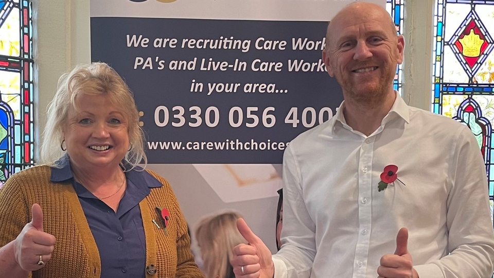 Richard Walker, CEO with Elaine Bradley-Smith, Employee Engagement Officer Richard Walker, CEO with Elaine Bradley-Smith, Employee Engagement Officer