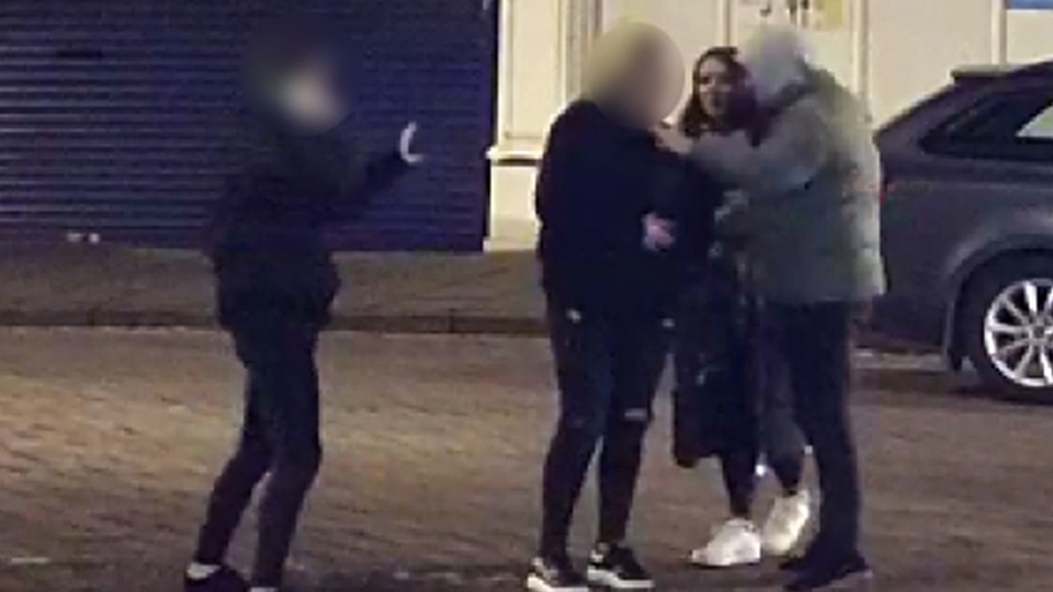 The victim was treated at the scene by ambulance staff and at hospital for a bleed on the brain The victim was treated at the scene by ambulance staff and at hospital for a bleed on the brain