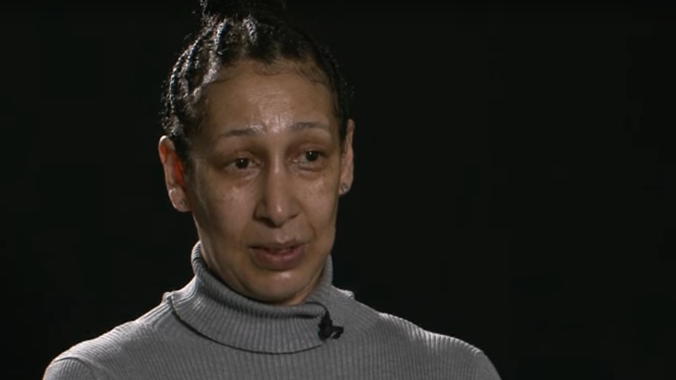 Angela Wright shared her experience of domestic abuse in a moving video