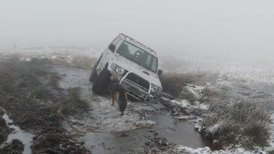 An abandoned vehicle on Marsden Moor An abandoned vehicle on Marsden Moor
