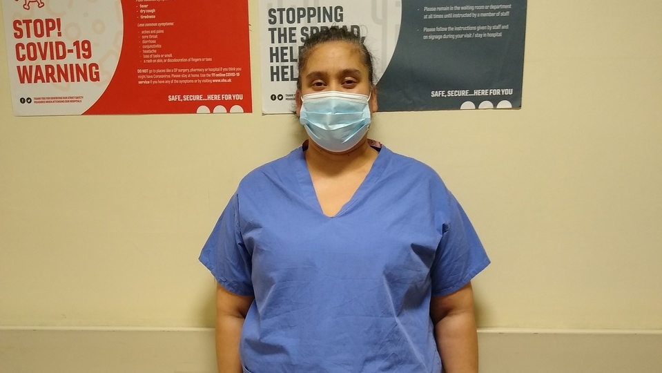 Stacey Lee, a Domestic Assistant on ICU at The Royal Oldham Hospital Stacey Lee, a Domestic Assistant on ICU at The Royal Oldham Hospital
