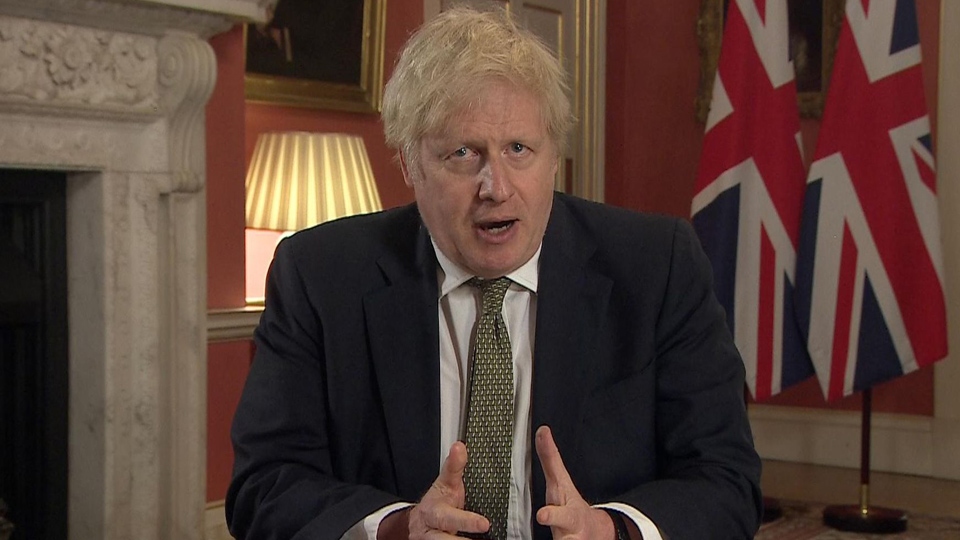 Boris Johnson announced the new lockdown last night Boris Johnson announced the new lockdown last night