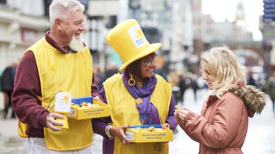 Marie Curie collectors pictured in 2019 Marie Curie collectors pictured in 2019