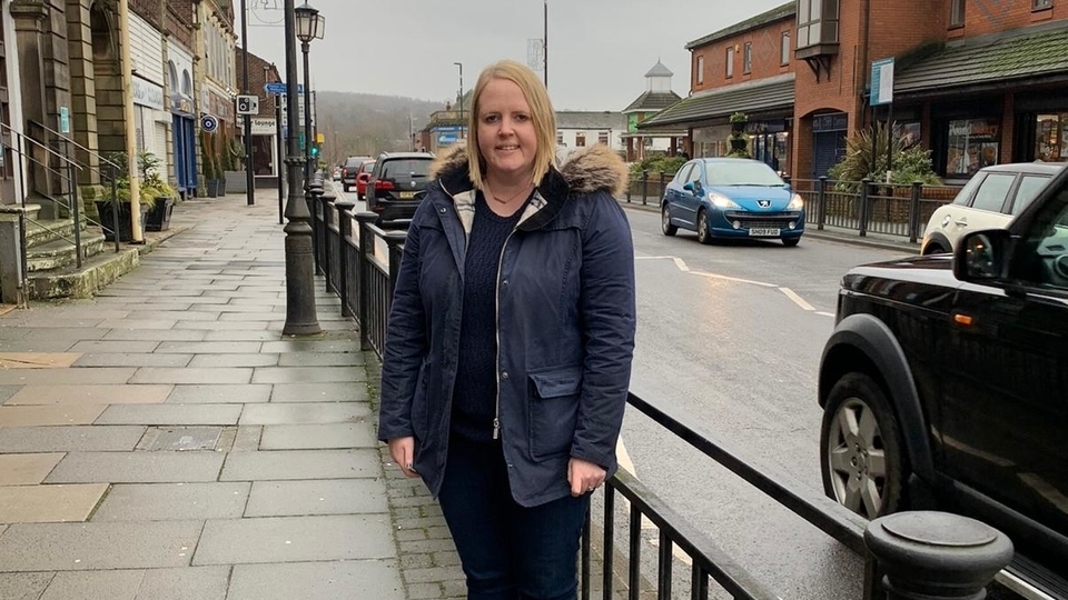 Royton South Councillor Amanda Chadderton pictured in the town centre Royton South Councillor Amanda Chadderton pictured in the town centre