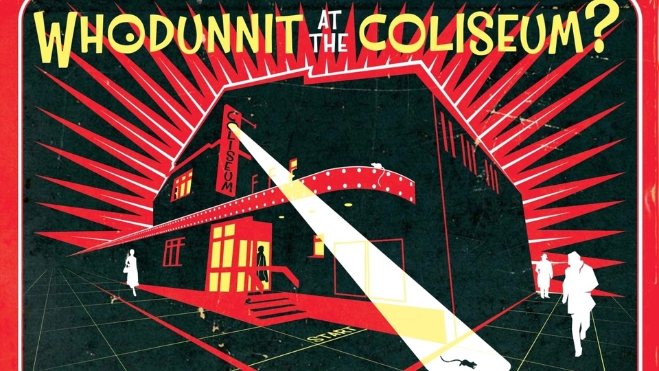 Whodunnit at the Coliseum? is part theatre, part film and part video game, all taking place online Whodunnit at the Coliseum? is part theatre, part film and part video game, all taking place online