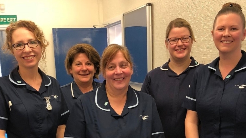 Pictured, pre-lockdown restrictions, are some of the specialist bereavement nurses from the Northern Care Alliance NHS Group Pictured, pre-lockdown restrictions, are some of the specialist bereavement nurses from the Northern Care Alliance NHS Group