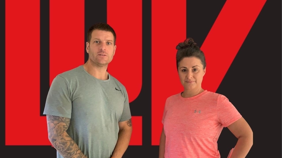 LUV Fitness trainers Nick and Louise