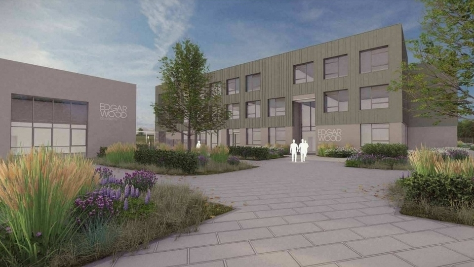 A CGI of the proposed Edgar Wood Academy in Middleton
