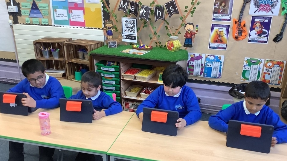 Oasis Academy Clarksfield has distributed more than 450 iPads with rugged keyboard cases to students and staff