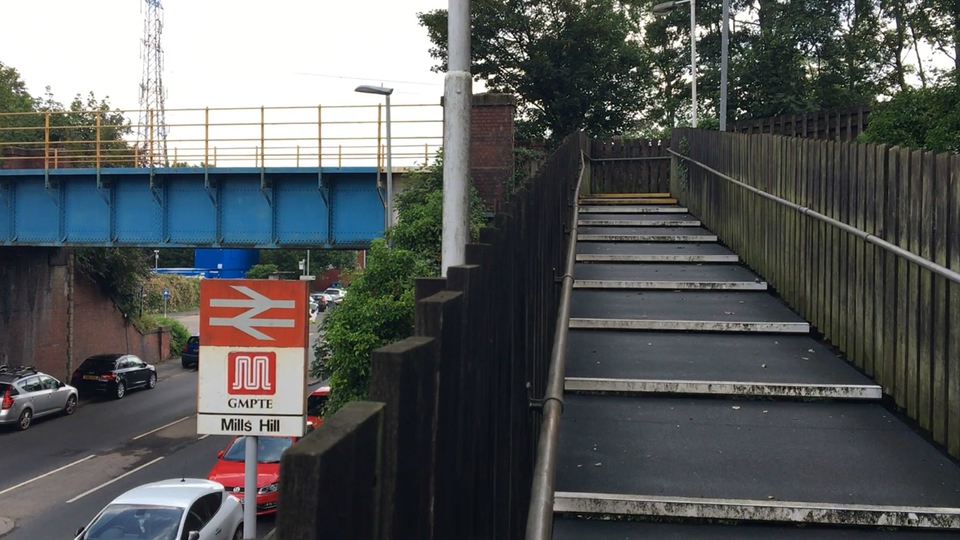 The Mills Hill railway station on the Chadderton/Middleton border. Image courtesy of Network Rail The Mills Hill railway station on the Chadderton/Middleton border. Image courtesy of Network Rail