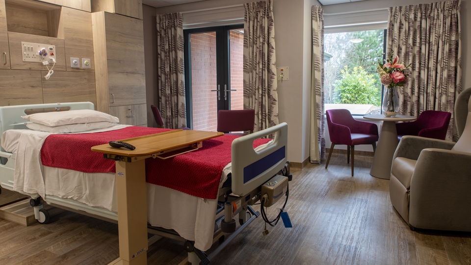 A Patient Bedroom in Dr Kershaws new In Patient Unit A Patient Bedroom in Dr Kershaws new In Patient Unit