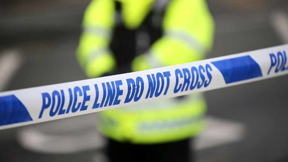 Police were called to a report of two people being stabbed at an address on Ashford Walk