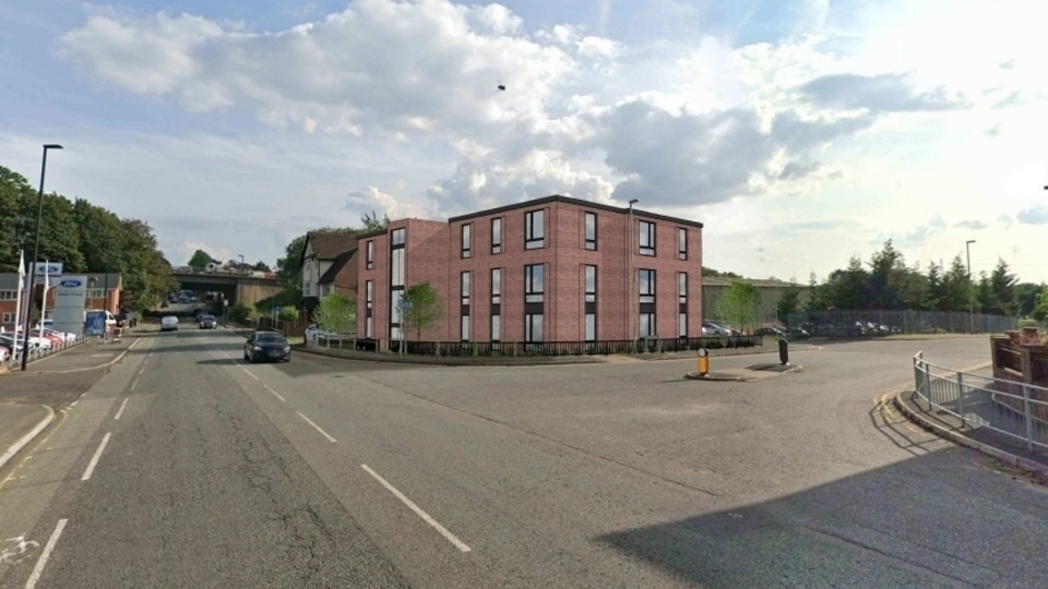 The proposed Castleton apartment block The proposed Castleton apartment block
