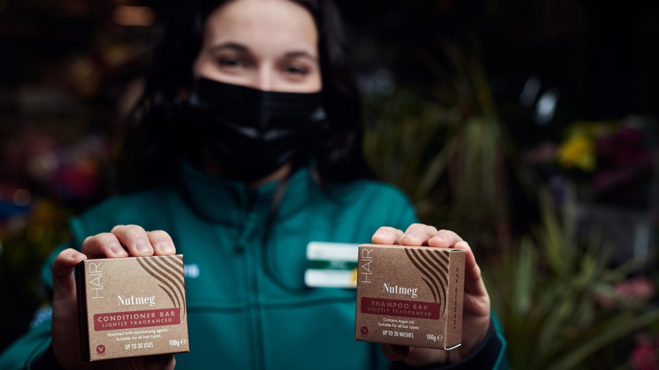 The new Morrisons shampoo and conditioner bars are more eco-friendly. The new Morrisons shampoo and conditioner bars are more eco-friendly.