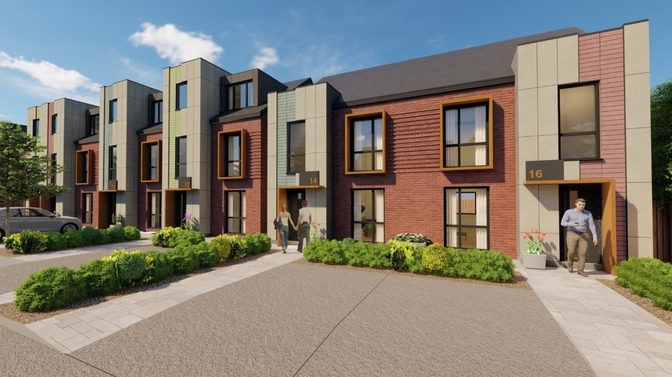 An image of how the Oldham Road properties will look