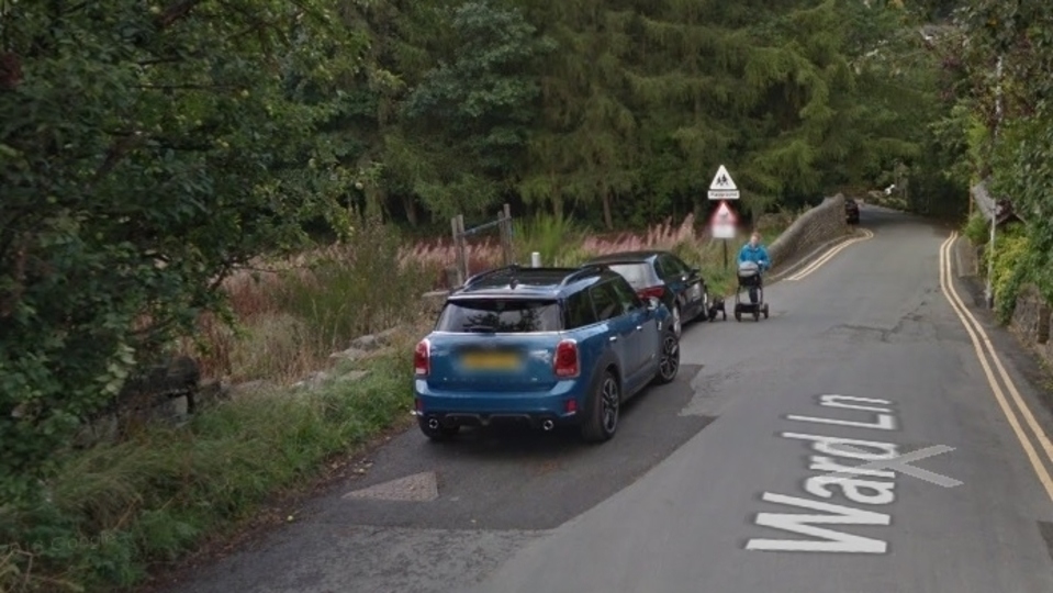Ward Lane in Diggle. Image courtesy of Google Maps Ward Lane in Diggle. Image courtesy of Google Maps