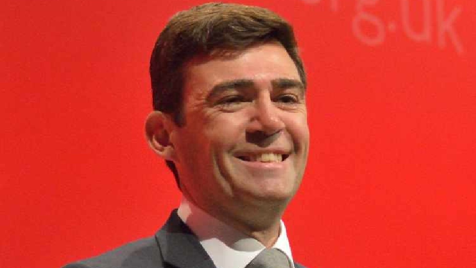 Current Greater Manchester Mayor Andy Burnham