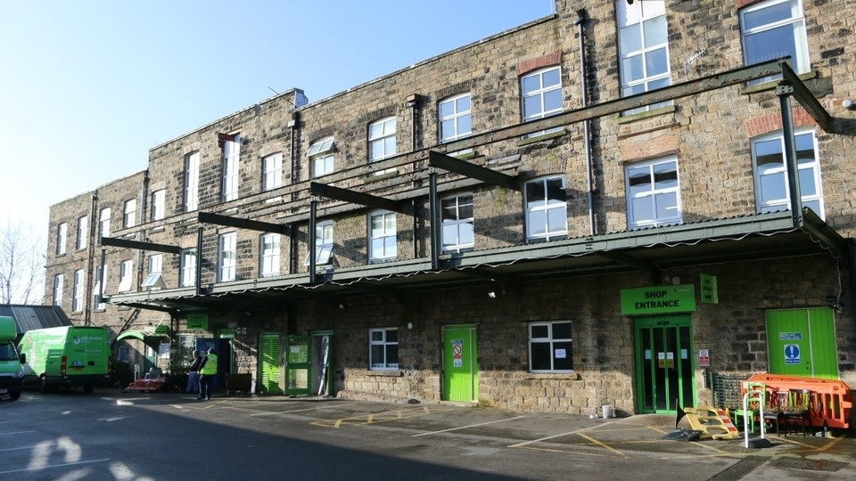 The Emmaus Mossley community building and second-hand superstore The Emmaus Mossley community building and second-hand superstore