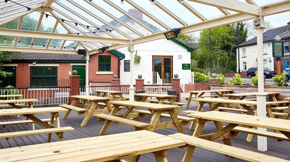 The Rose of Lancaster outdoor space in Chadderton will be open on Monday. Image courtesy of www.roseoflancaster.co.uk The Rose of Lancaster outdoor space in Chadderton will be open on Monday. Image courtesy of www.roseoflancaster.co.uk