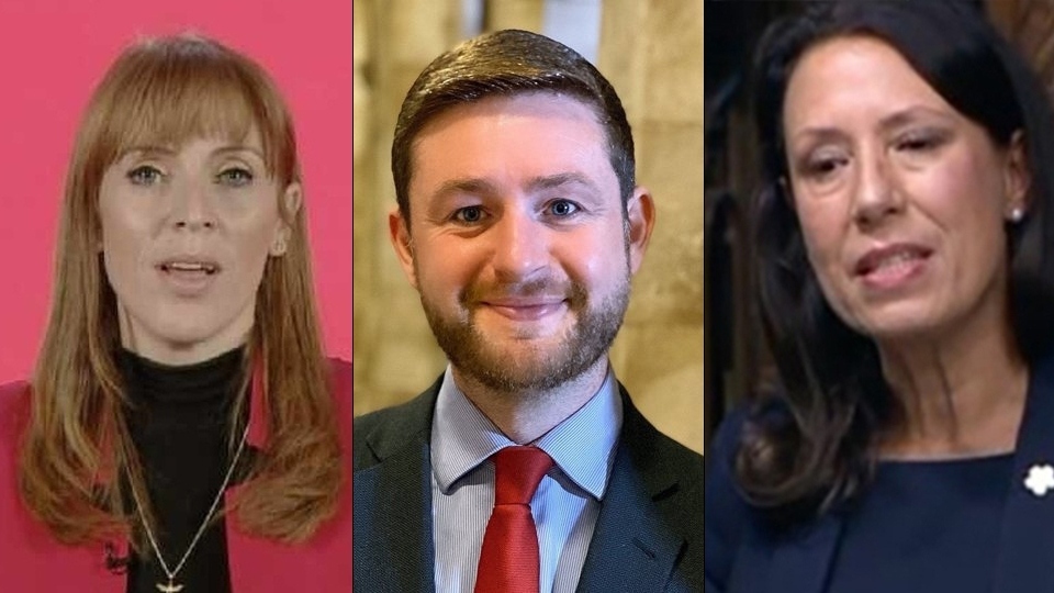 MPs Angela Rayner, Jim McMahon and Debbie Abrahams