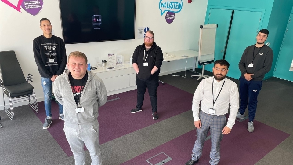 The FCHO Kickstart recruits are (left to right): Simeon Comrie, Liam Tupman, Sam Daley, Mohammed Iqbal and Jamal Hussain The FCHO Kickstart recruits are (left to right): Simeon Comrie, Liam Tupman, Sam Daley, Mohammed Iqbal and Jamal Hussain