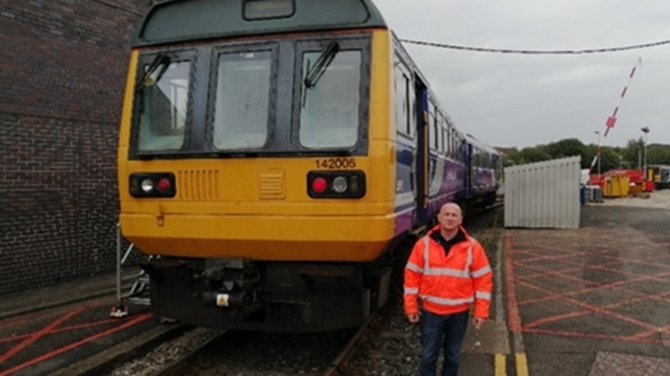 David started work at Northern’s Newton Heath depot alongside his father in 1991 David started work at Northern’s Newton Heath depot alongside his father in 1991