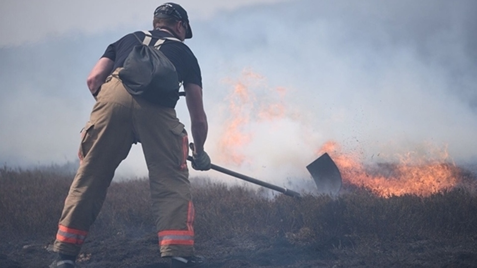 The Saddleworth Moor fires raged for weeks in the summer of 2018 The Saddleworth Moor fires raged for weeks in the summer of 2018