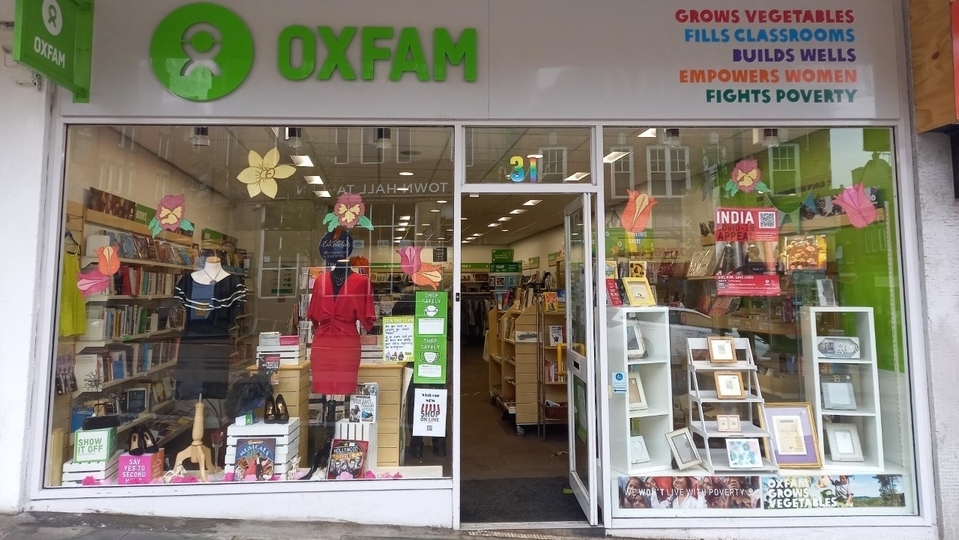 The Oxfam shop on Yorkshire Street