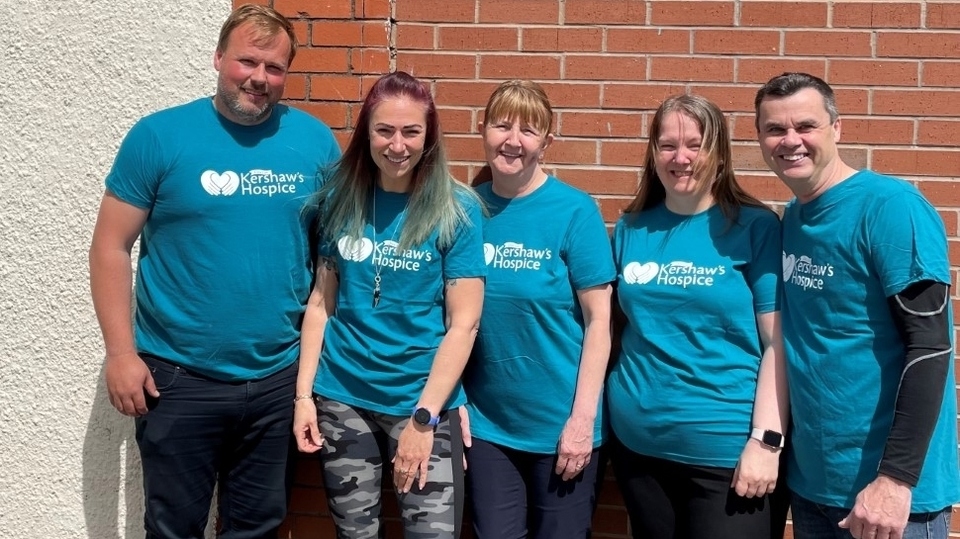 The Jackson, Jackson and Sons Ltd team are pictured (left to right): Simon Wright, Helen Jackson, Jean Fricker, Jeanette Simpson and Pete Winstanley