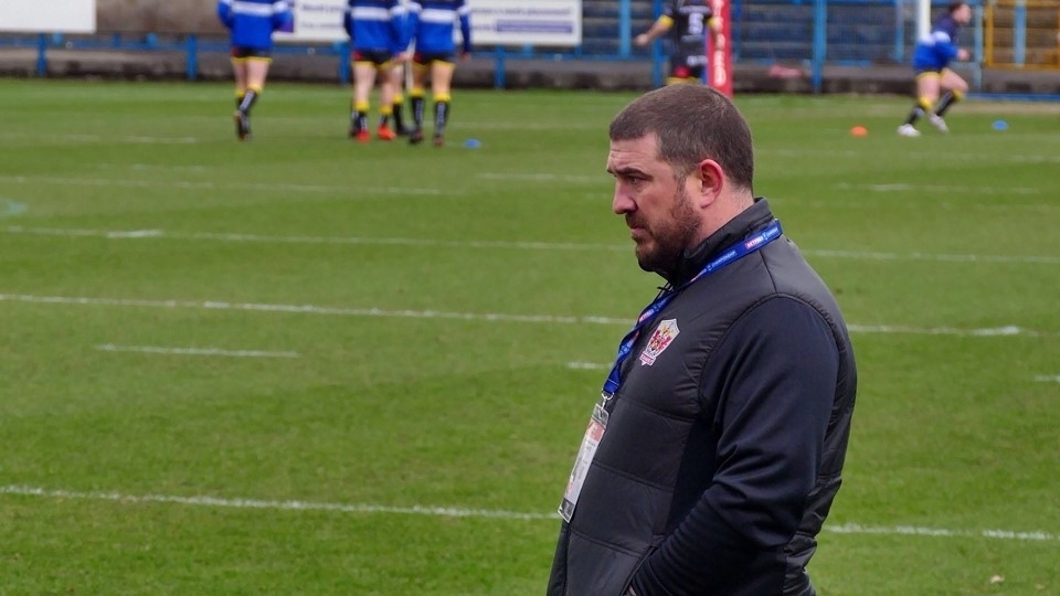 Roughyeds head coach Matt Diskin Roughyeds head coach Matt Diskin