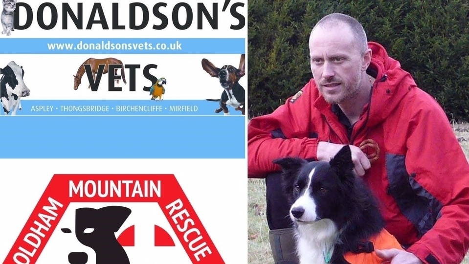 Donaldson's Vets and the Animal Rehabilitation Centre have been thanked by the Oldham Mountain Rescue Team