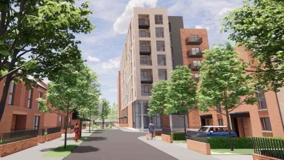 The plans for the West Vale development in Oldham