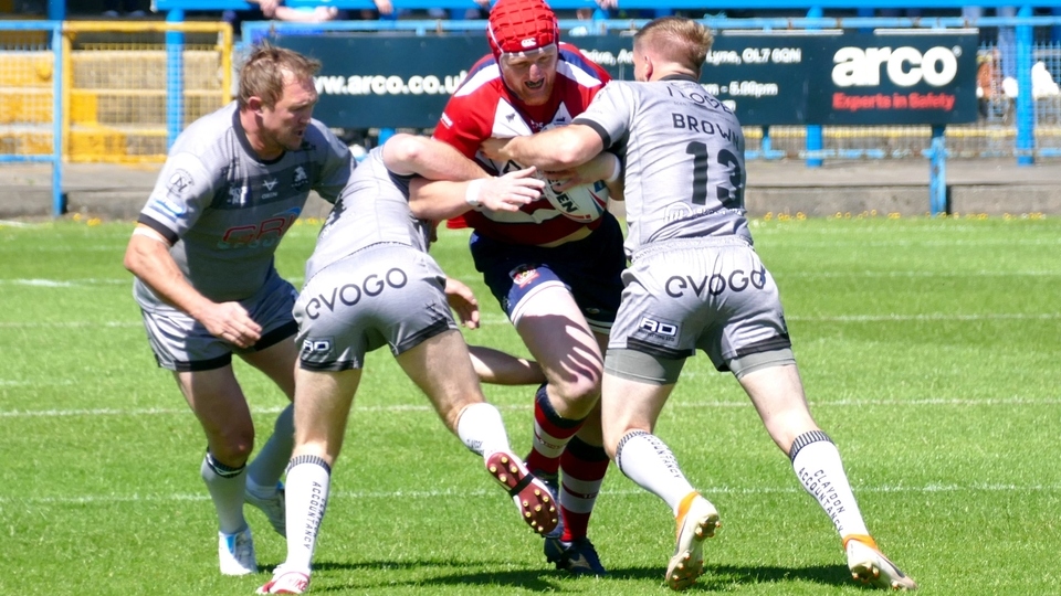 Liam Kirk scored Oldham's sole try. Image courtesy of ORLFC Liam Kirk scored Oldham's sole try. Image courtesy of ORLFC