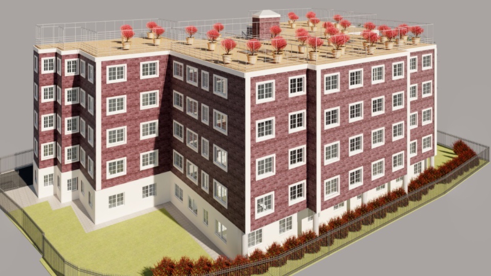 An artist impression of the site An artist impression of the site