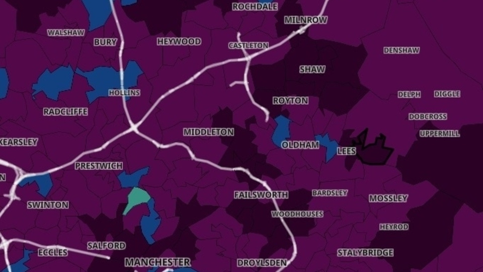 The latest Greater Manchester covid infection rates map (July 15)