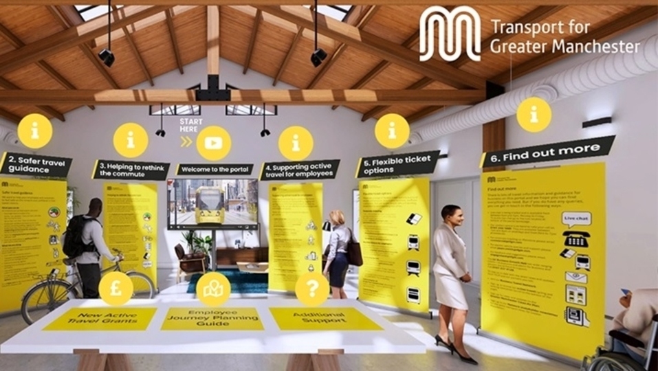 TfGM has launched a new £800,000 funding package and interactive web portal to help businesses and employers embed sustainable travel behaviours TfGM has launched a new £800,000 funding package and interactive web portal to help businesses and employers embed sustainable travel behaviours