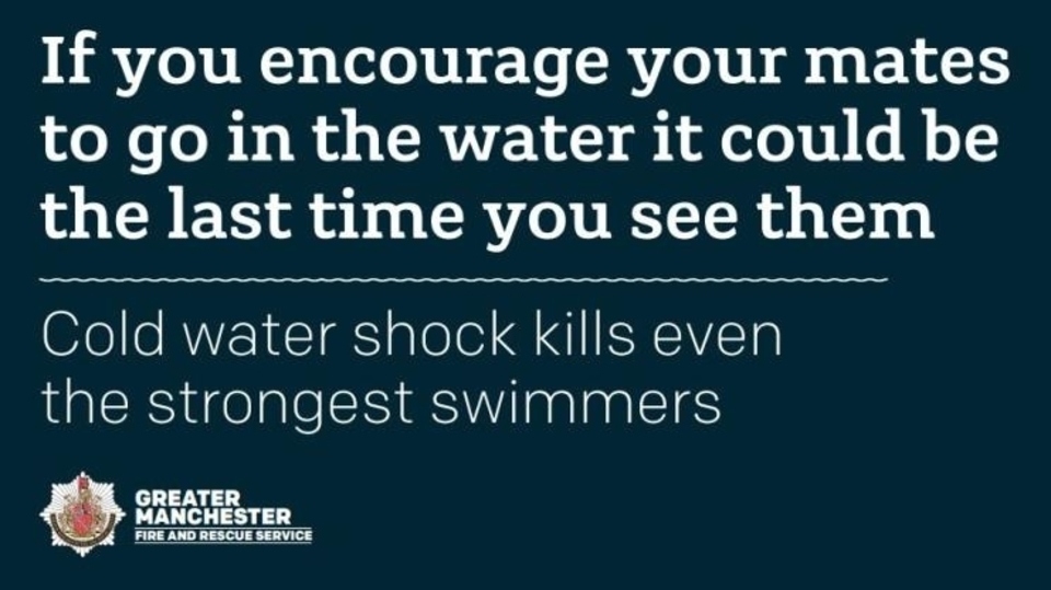 Water safety messages are reinforced through #SummerSafe – a partnership campaign between GMFRS, Greater Manchester Police (GMP), Greater Manchester Combined Authority, and the 10 local authorities of Greater Manchester