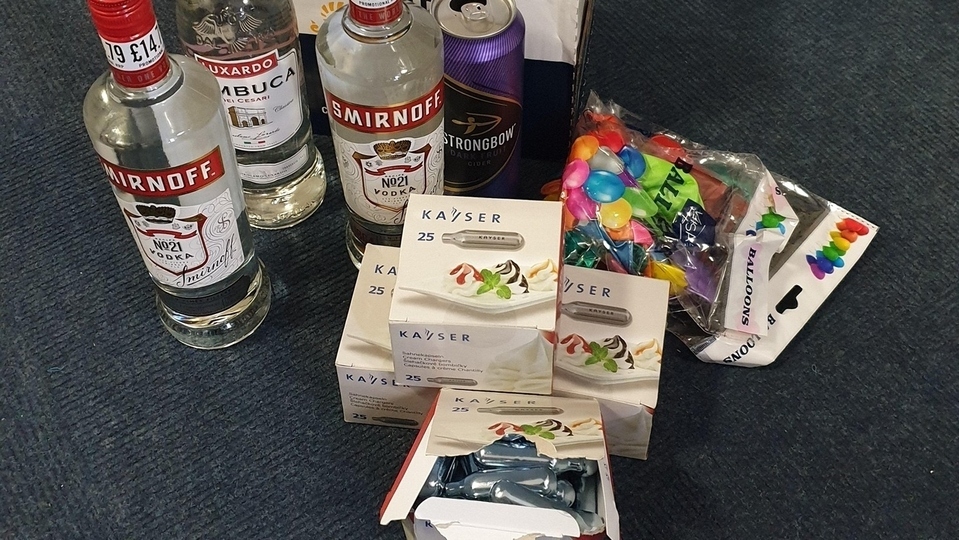 ASB Awareness Week - this was some of the booty seized from local youths by the Failsworth Neighbourhood policing team in May ASB Awareness Week - this was some of the booty seized from local youths by the Failsworth Neighbourhood policing team in May