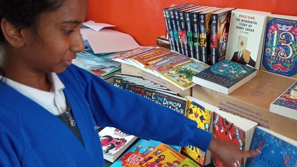 The ‘booknic’ involved children enjoying a picnic and a book while also taking part in a range of fun reading-themed activities