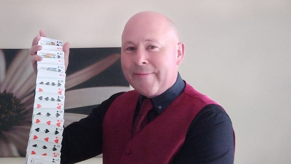 Magician and illusionist Rob Bardsley