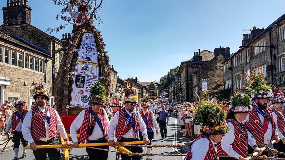 The Rushcart Festival in 2019