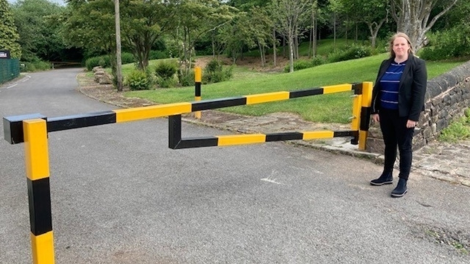 Barriers have been installed at Oldham Edge, one of five locations in Oldham, in a bid to deter fly-tippers Barriers have been installed at Oldham Edge, one of five locations in Oldham, in a bid to deter fly-tippers