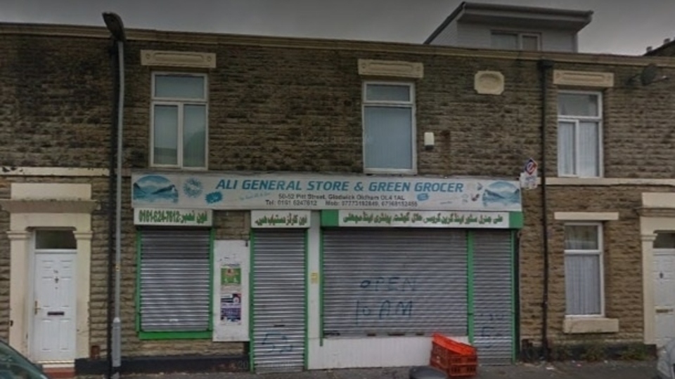 Ali General Store in Oldham. Image courtesy of Google Maps