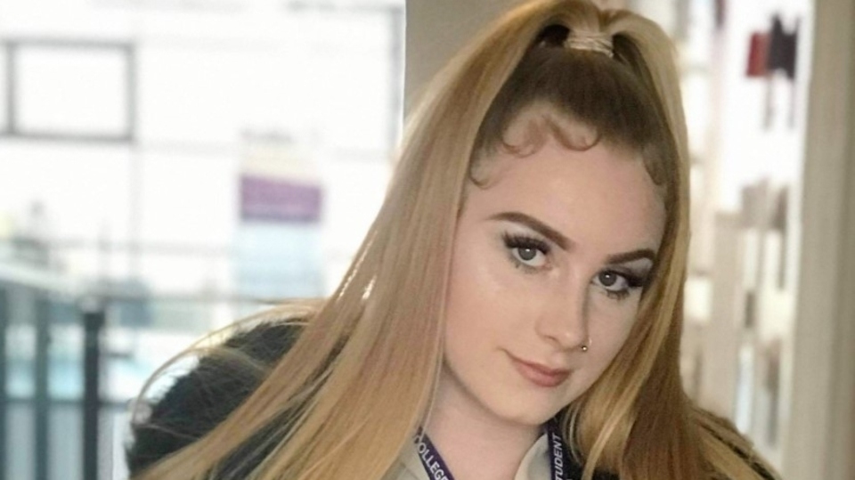 Georgina Hagan, Law and Business student at Oldham College – and winner of ‘Silver BTEC Award for Business and Enterprise Learner of the Year 2021’