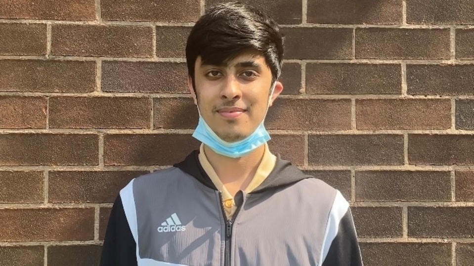 17 year old Krish Chundawat had the vaccine 17 year old Krish Chundawat had the vaccine