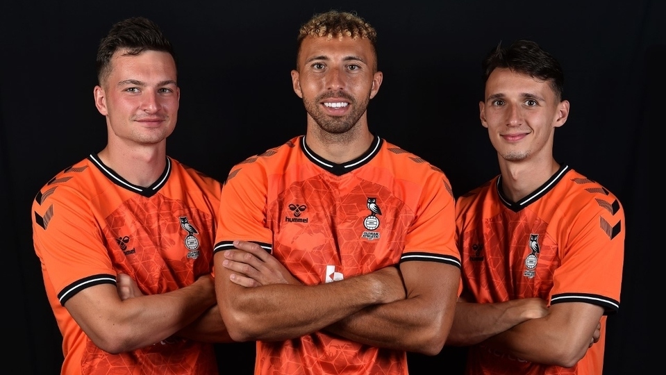 Latics' eye-catching new tangerine away shirt