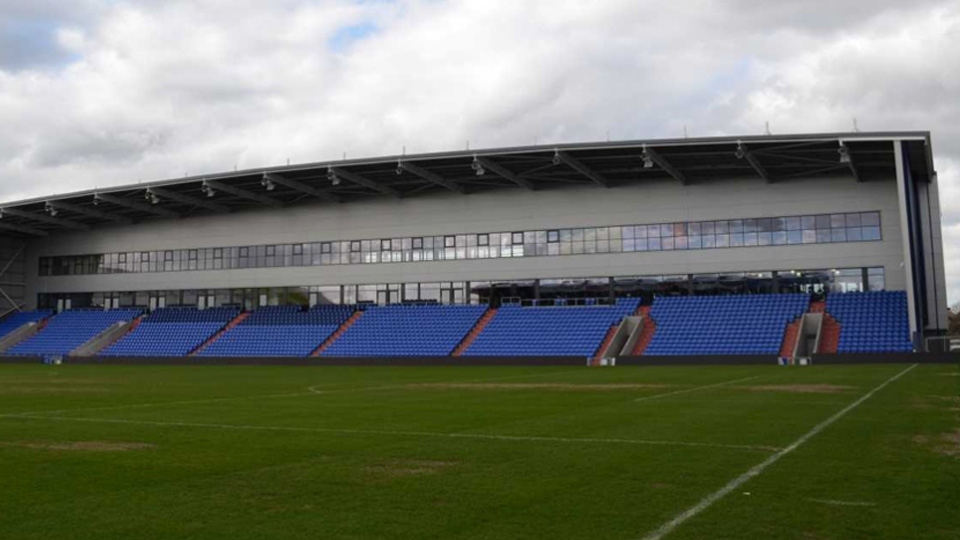 The North Stand at Boundary Park will be open for fans on Saturday