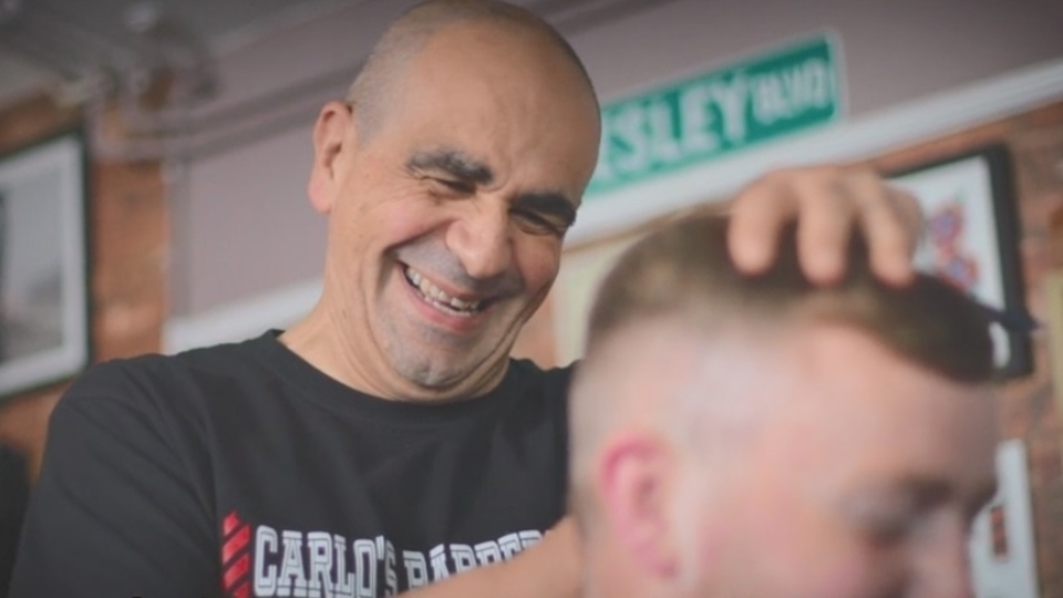 Carlo DePetrillo from Carlo’s Barbers in Royton