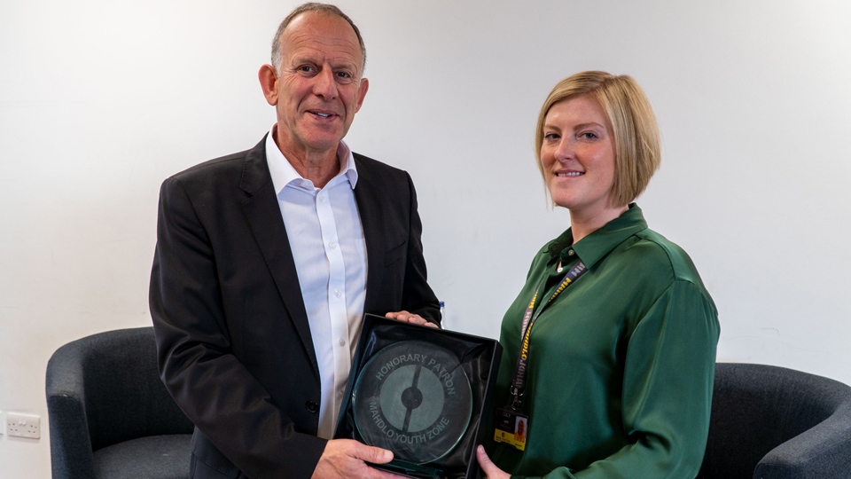 Mark Adlestone with Mahdlo CEO Lucy Lees Mark Adlestone with Mahdlo CEO Lucy Lees