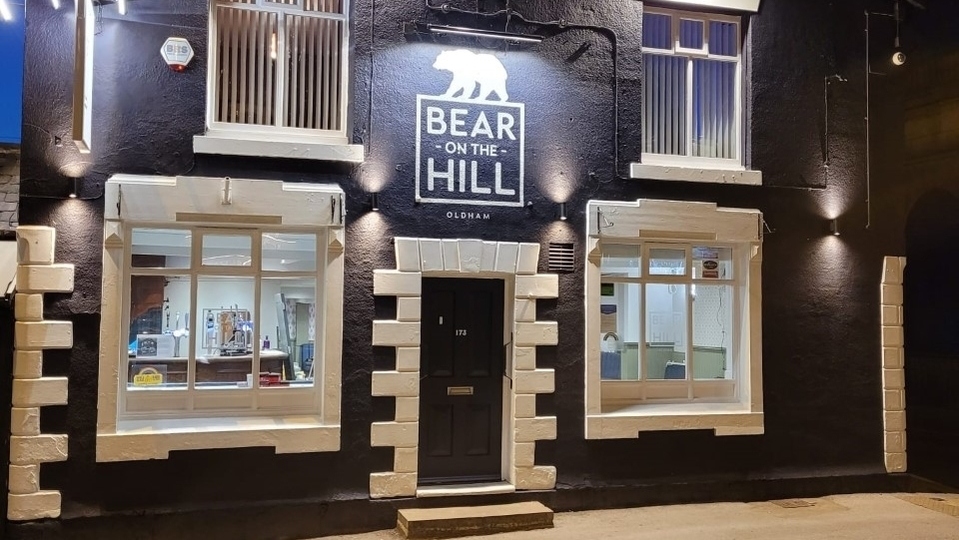 The 'new' Bear on the Hill pub on Huddersfield Road